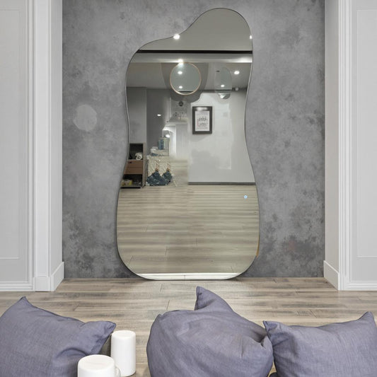 Organische Luxe Lys Spiegel met LED-verlichting – Uniek en Modern Design - 180x100cm