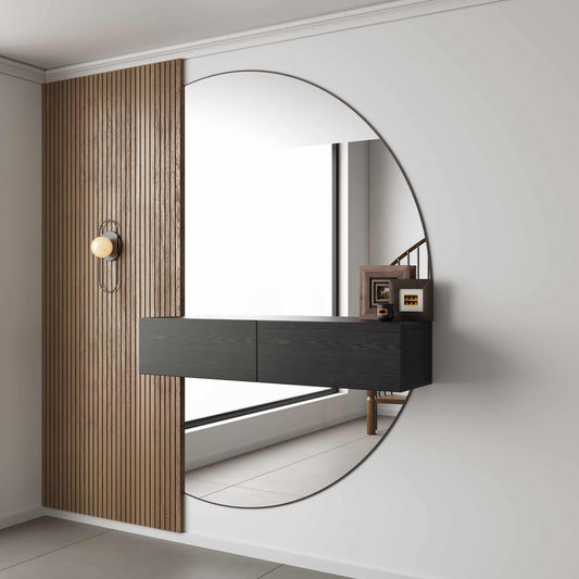 Chic Gangkast 100x26x20 cm – Exclusieve Softclose – Zwart Eiken