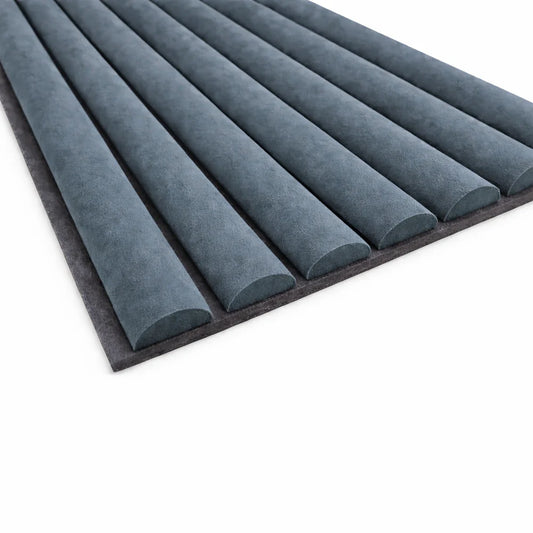 Akoestische panelen 280 x 60cm - Suede - Turqoise