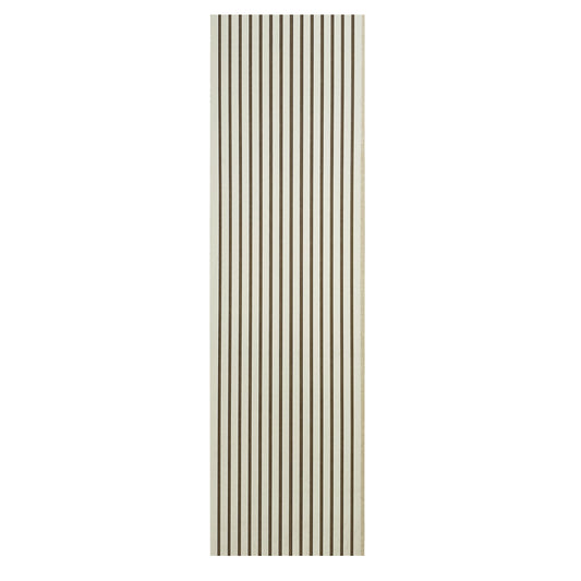 Nieuw! Akoestische wandpanelen - 280 x 60 x 2.2 cm - Beige mat op Beige vilt - Lattenwand - Akupanel - 3 zijdig