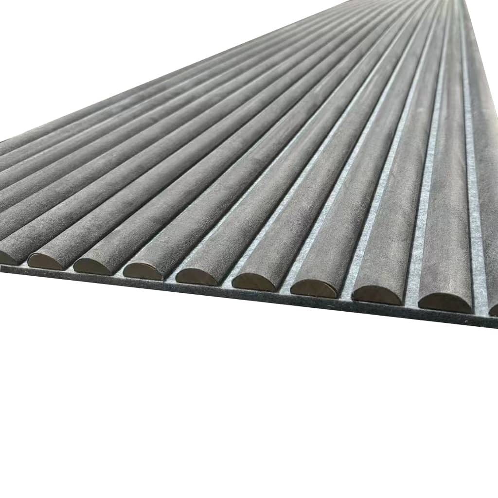 Akoestische panelen 280 x 60cm - Suede - Grijs