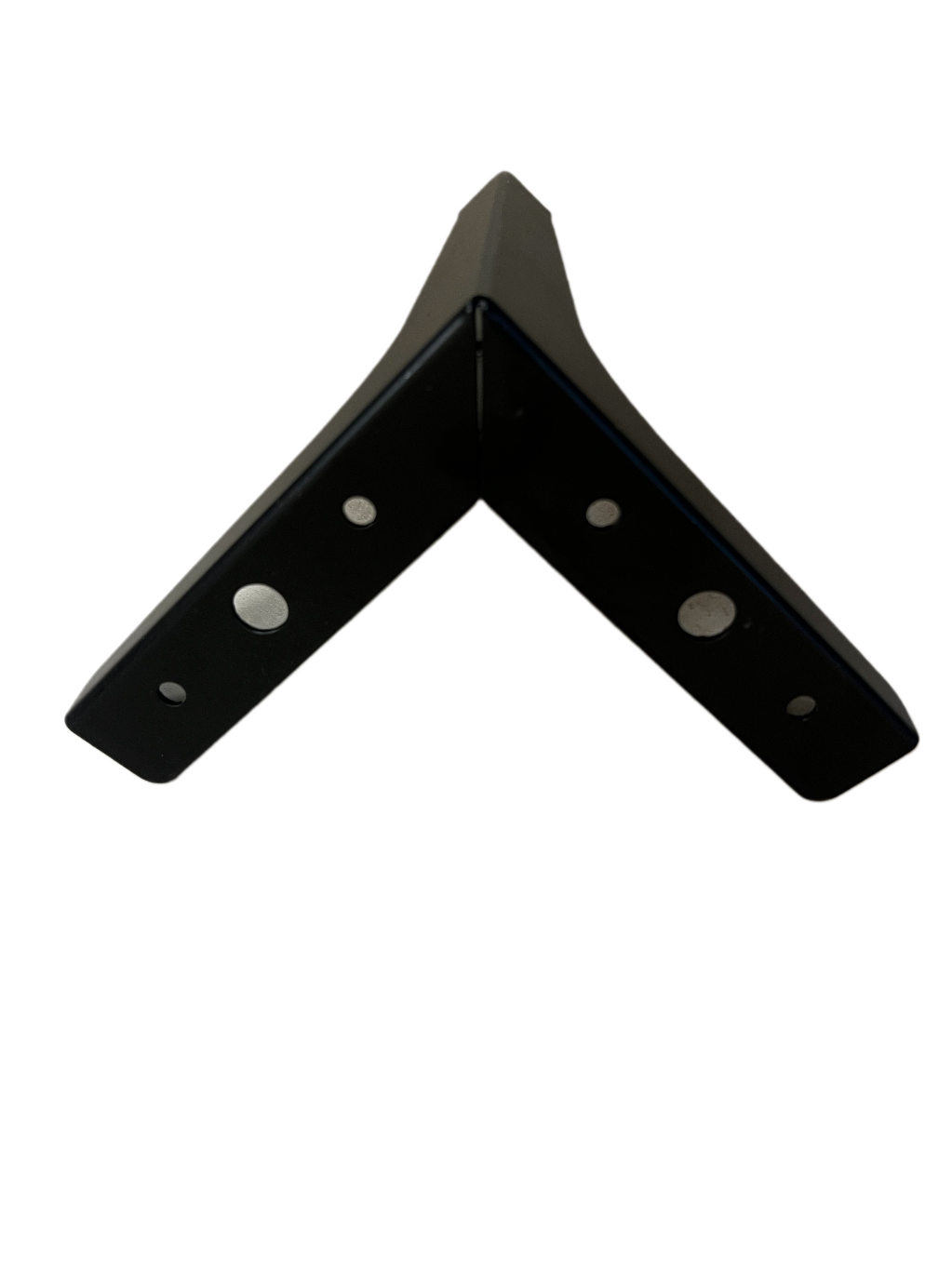 4 x Meubelpoot Slimline Mat Zwart – 165 mm - TV meubelpoot - tv meubel sfeerhaard