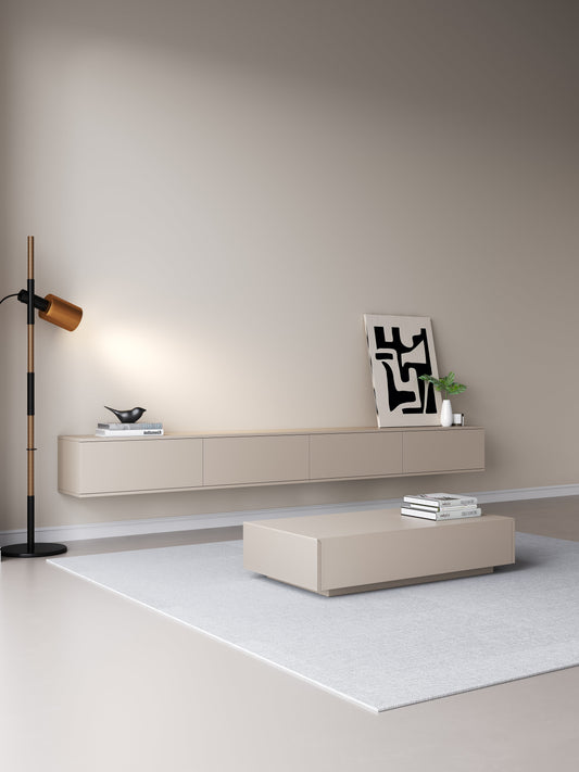 Chic TV meubel 300cm - japandi beige