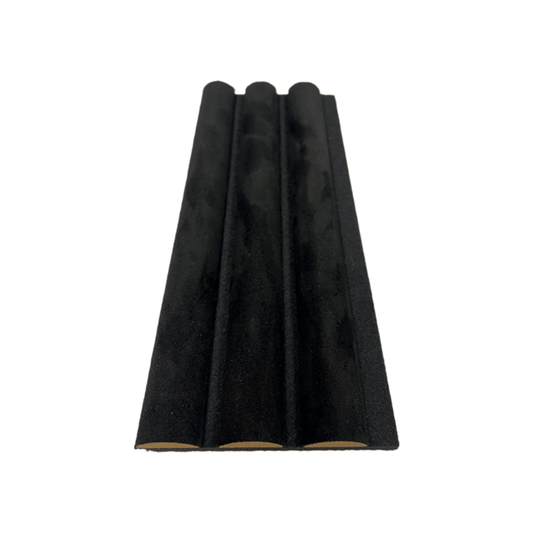 Akoestische panelen  280 x 60cm - Suede - Zwart