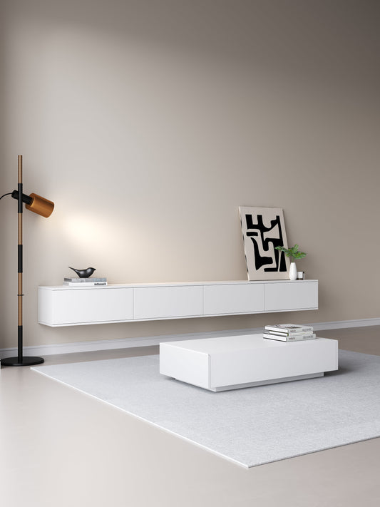 Chic TV Meubel 300cm – Pure White – Wit