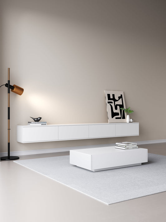 Chic TV meubel 300cm - wit