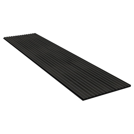 Akoestische wandpanelen - 280 x 60 x 2.2 cm - Zwart Eiken - Lattenwand - Akupanel