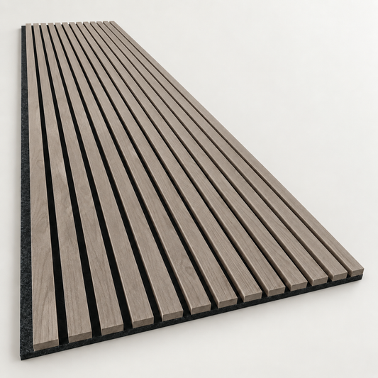 Akoestische wandpanelen - 280 x 60 x 2.2 cm - Walnoot Eiken - Lattenwand - Akupanel