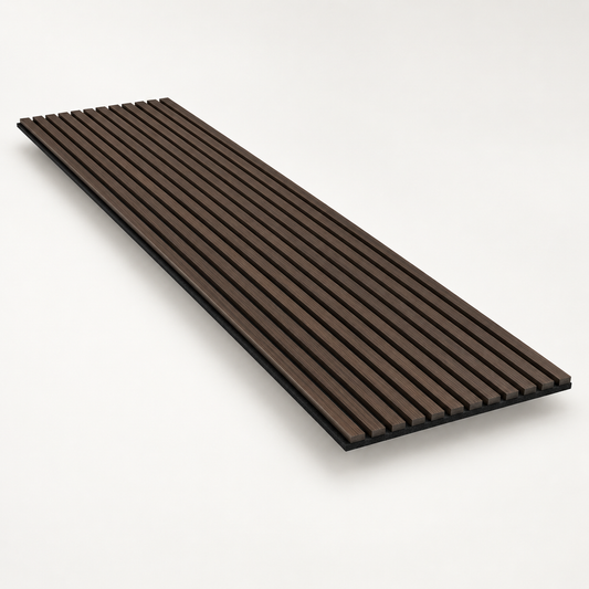 Akoestische wandpanelen - 280 x 60 x 2.2 cm - Gerookt Eiken - Lattenwand - Akupanel