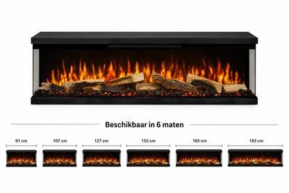 Dutch Fires Elegance 3D sfeerhaard 152cm