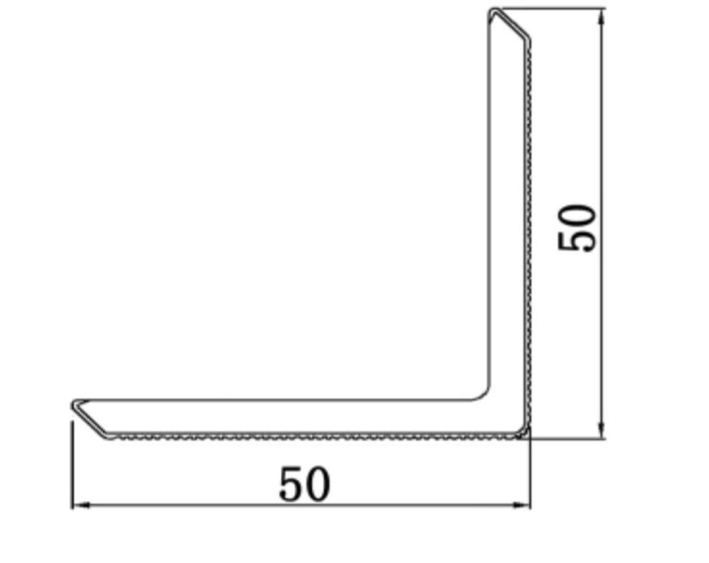 Afwerkprofiel Buitenhoek Buitenpaneel - Gevelbekleding Composiet 3D - Japandi Beige - 290cm