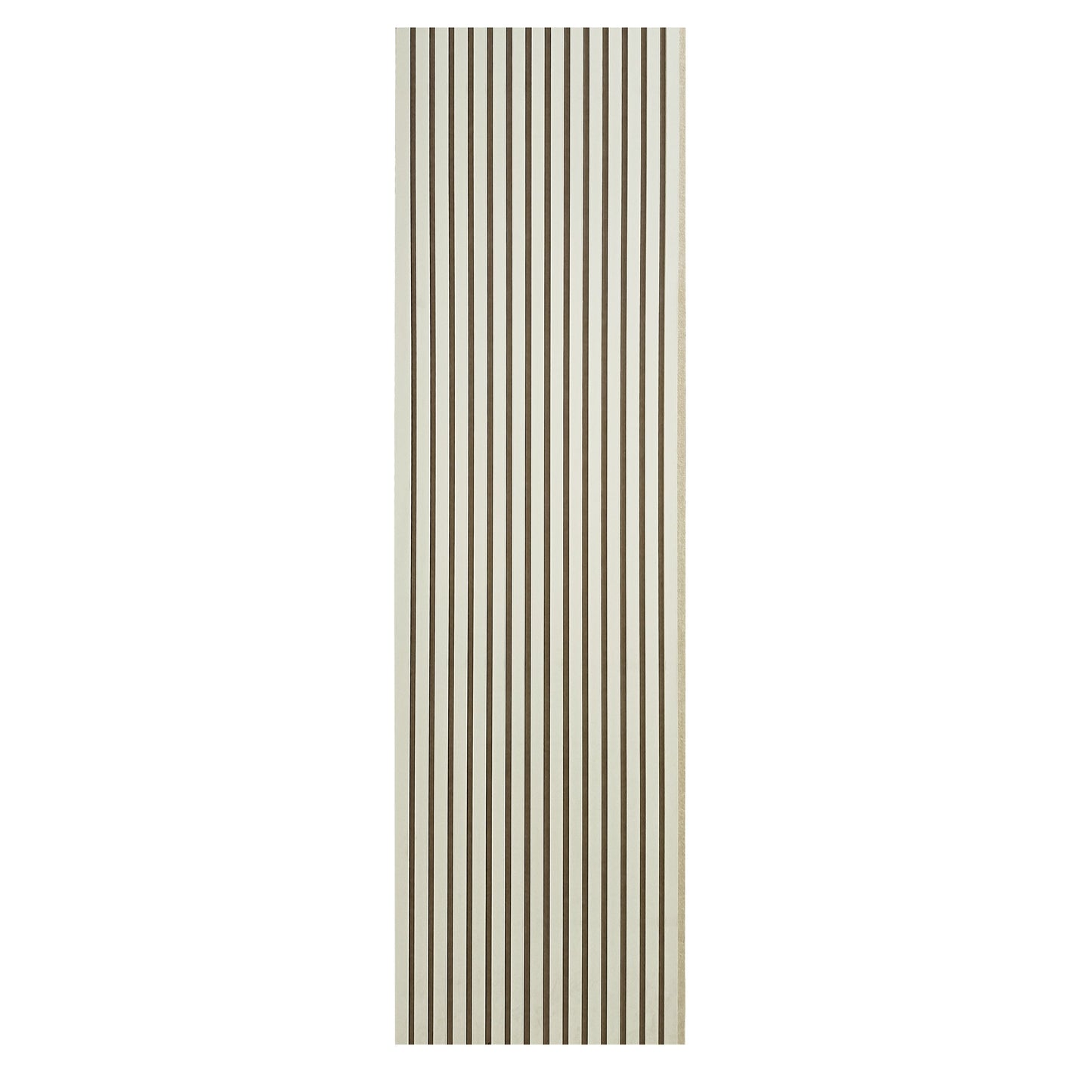 Nieuw! Akoestische wandpanelen - 280 x 60 x 2.2 cm - Beige mat op Beige vilt - Lattenwand - Akupanel - 3 zijdig