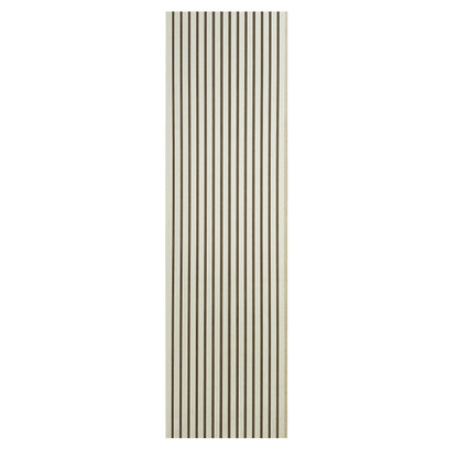 Nieuw! Akoestische wandpanelen - 280 x 60 x 2.2 cm - Beige mat op Beige vilt - Lattenwand - Akupanel - 3 zijdig