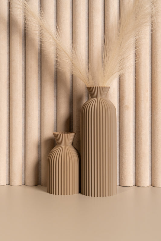 Akoestische panelen  280 x 60cm - Suede - Japandi beige
