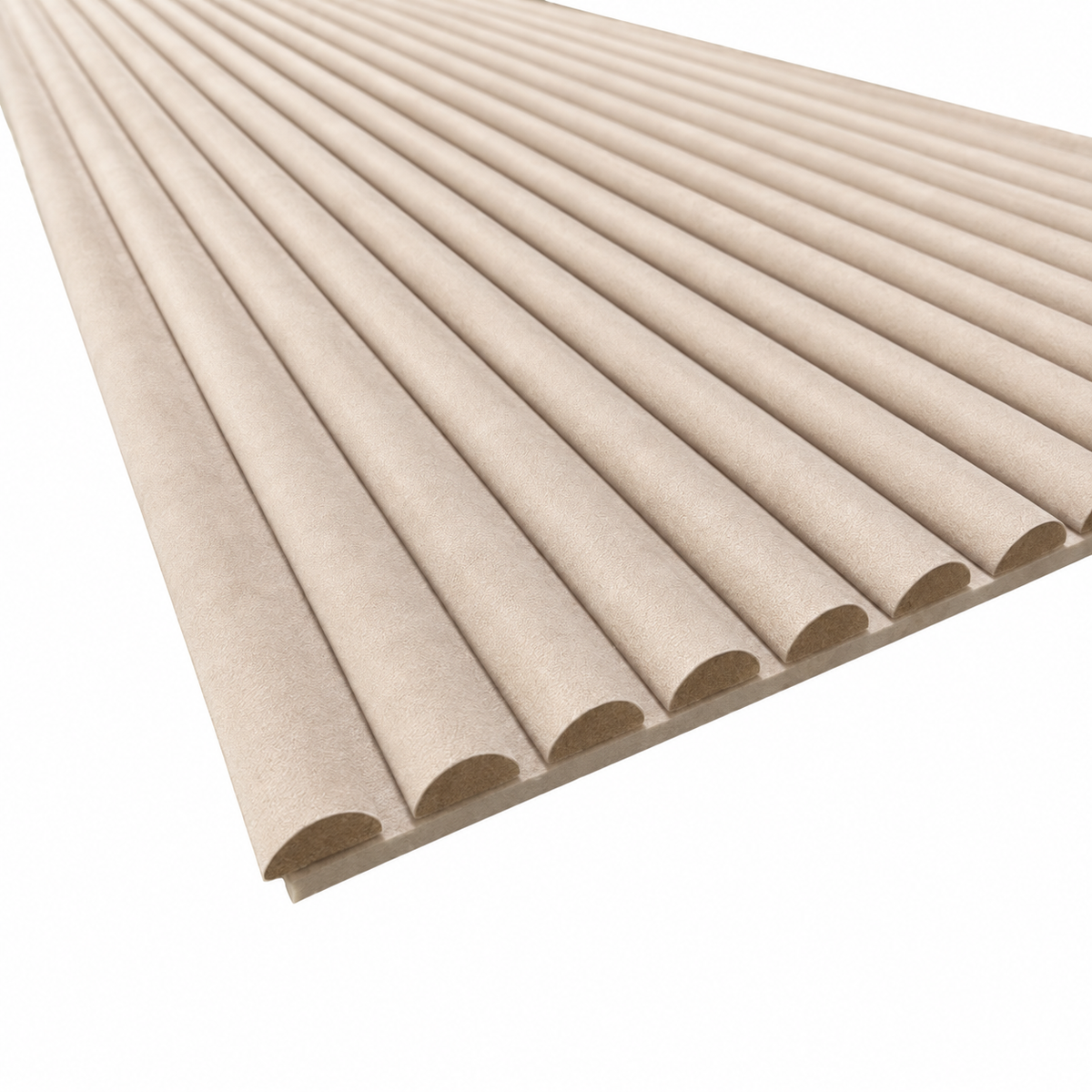 Akoestische panelen  280 x 60cm - Suede - Japandi beige