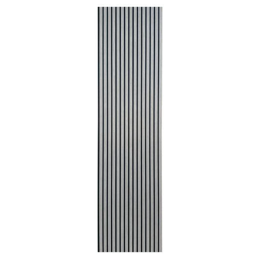 Akoestische wandpanelen - 280 x 60 x 2.2 cm - Grijs Eiken - Lattenwand - Akupanel - 3 zijdig houtfineer