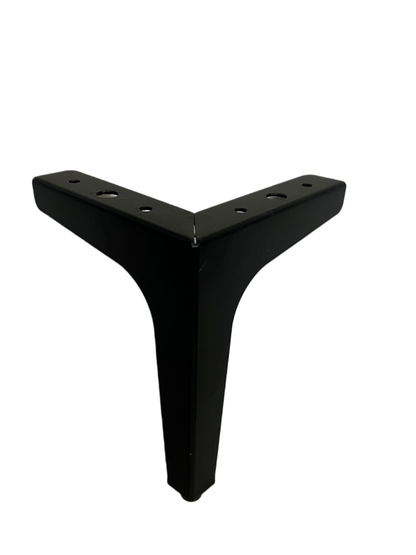 4 x Meubelpoot Slimline Mat Zwart – 165 mm - TV meubelpoot - tv meubel sfeerhaard