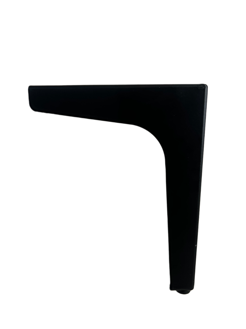 4 x Meubelpoot Slimline Mat Zwart – 165 mm - TV meubelpoot - tv meubel sfeerhaard