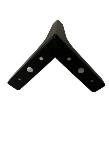4 x Meubelpoot Slimline Mat Zwart – 165 mm - TV meubelpoot - tv meubel sfeerhaard