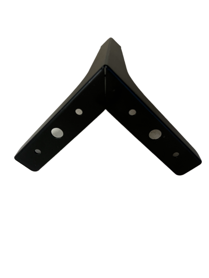 4 x Meubelpoot Slimline Mat Zwart – 165 mm - TV meubelpoot - tv meubel sfeerhaard
