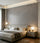 Marmeren wandpaneel plaat - Marmo Dark Grey Stone - 280 x 122 x 0.5cm