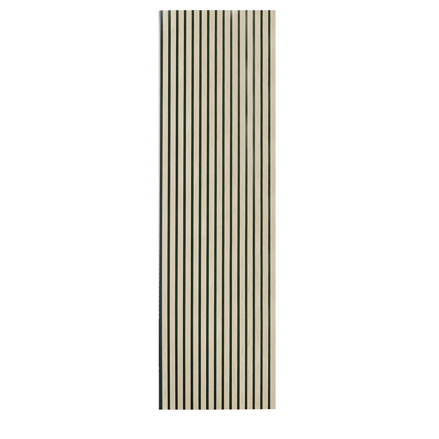 Akoestische wandpanelen - 280 x 60 x 2.2 cm - Rustiek Naturel Eiken - Lattenwand - Akupanel - 3 zijdig houtfineer