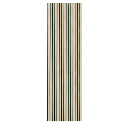 Akoestische wandpanelen - 280 x 60 x 2.2 cm - Rustiek Naturel Eiken - Lattenwand - Akupanel - 3 zijdig houtfineer