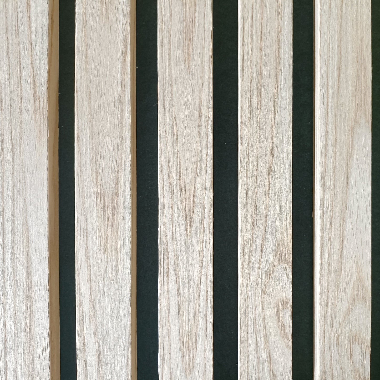 Akoestische wandpanelen - 280 x 60 x 2.2 cm - Rustiek Naturel Eiken - Lattenwand - Akupanel - 3 zijdig houtfineer