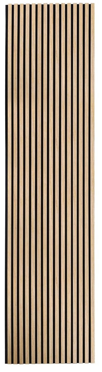 Akoestische wandpanelen - 280 x 60 cm - Rustiek Naturel Eiken - Lattenwand - Akupanel