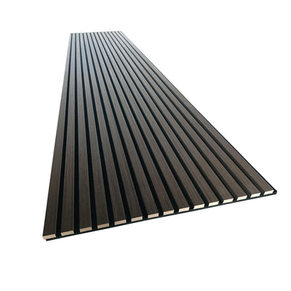 Akoestische wandpanelen - 280 x 60 cm - Gerookt Eiken - Lattenwand - Akupanel