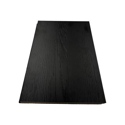 Decor paneel - 280 x 60 cm - Akoestische wandpanelen - Zwart eiken