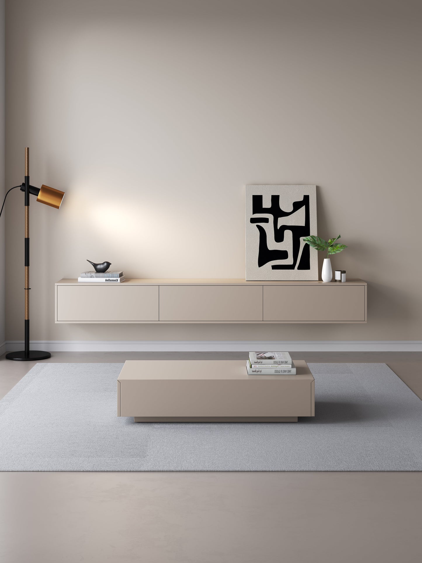 Chic TV Meubel 180cm – Japandi Beige