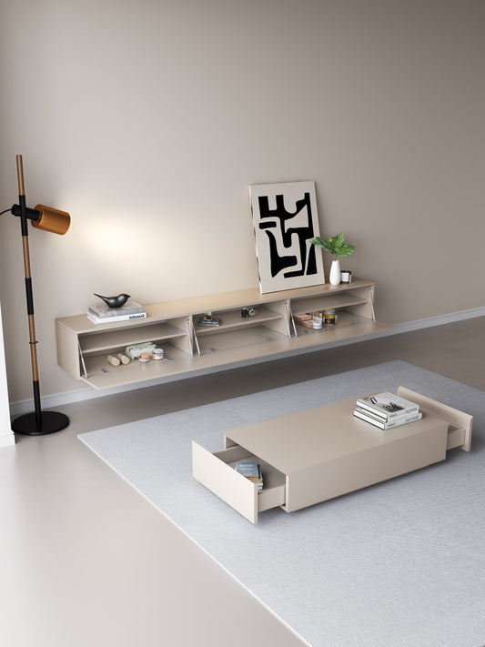 Chic TV Meubel 180cm – Japandi Beige