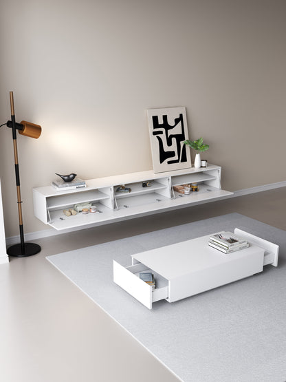 Chic TV Meubel 240cm – Pure White – Wit