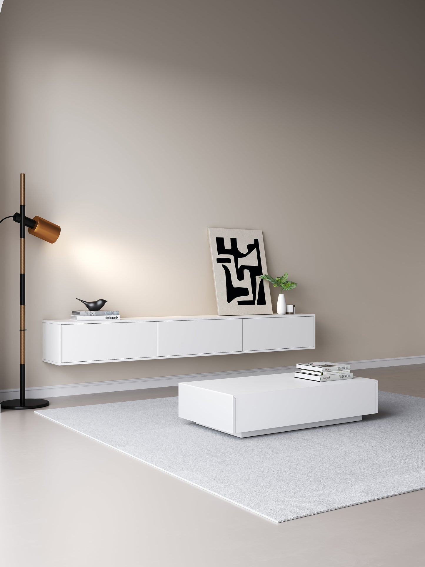 Chic TV Meubel 240cm – Pure White – Wit