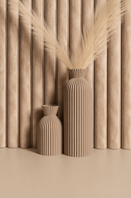 Akoestische panelen  280 x 60cm - Suede - Desert Taupe
