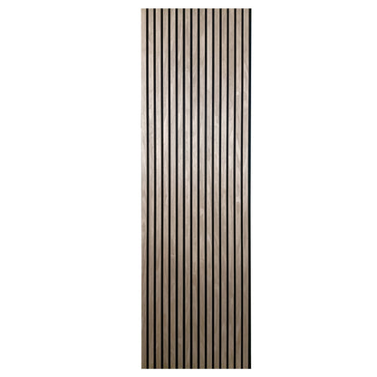 Akoestische wandpanelen - 280 x 60 x 2.2 cm - Walnoot Eiken - Lattenwand - Akupanel - 3 zijdig houtfineer