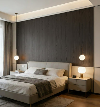 Houten Wandpaneel - Wood serie - 280 x 122cm - Gerookt eiken